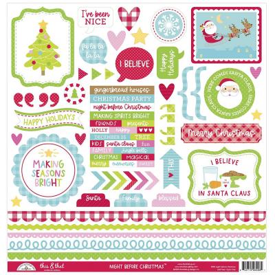 Doodlebug Night Before Christmas Sticker - This & That